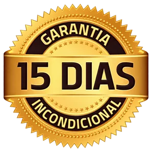 Selo de garantia incondicional de 15 dias